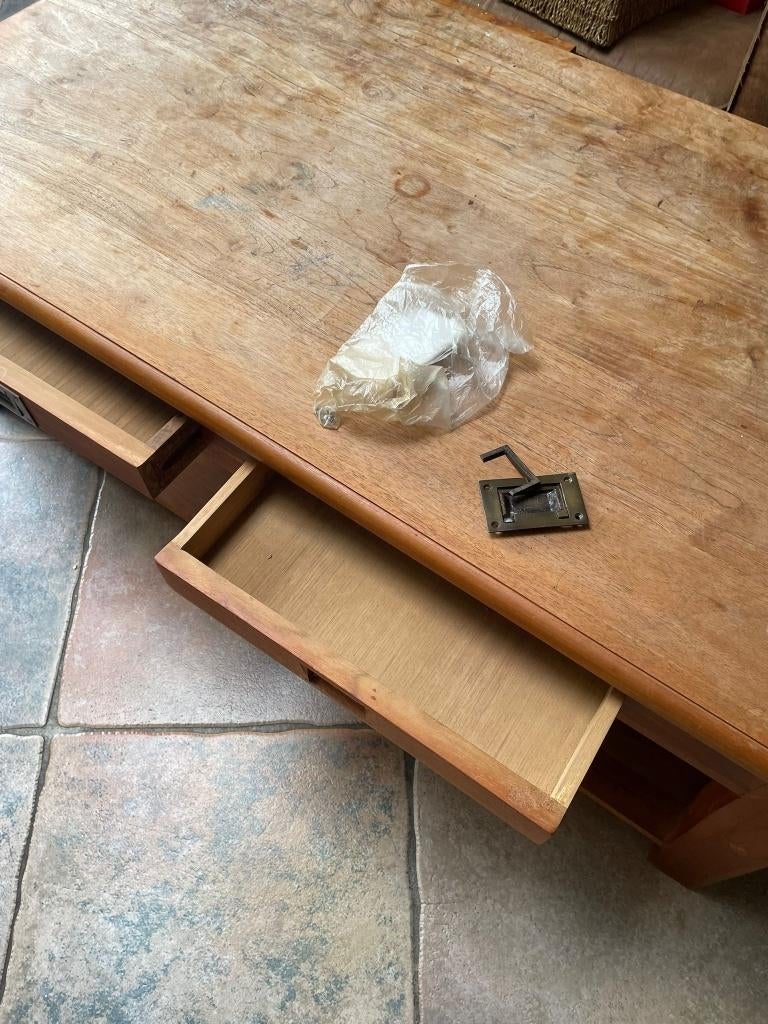 Salontafel hand gemaakte grenen tafel, opknapper, Huis en Inrichting, Tafels | Salontafels, Ophalen, Gebruikt, 50 tot 75 cm, 50 tot 100 cm