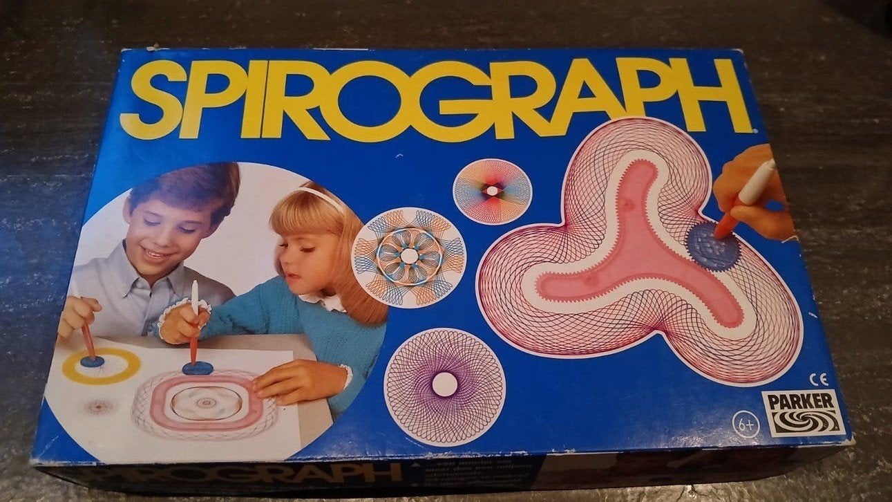 Spirograph set compleet, Ophalen of Verzenden, Gebruikt, Knutselen