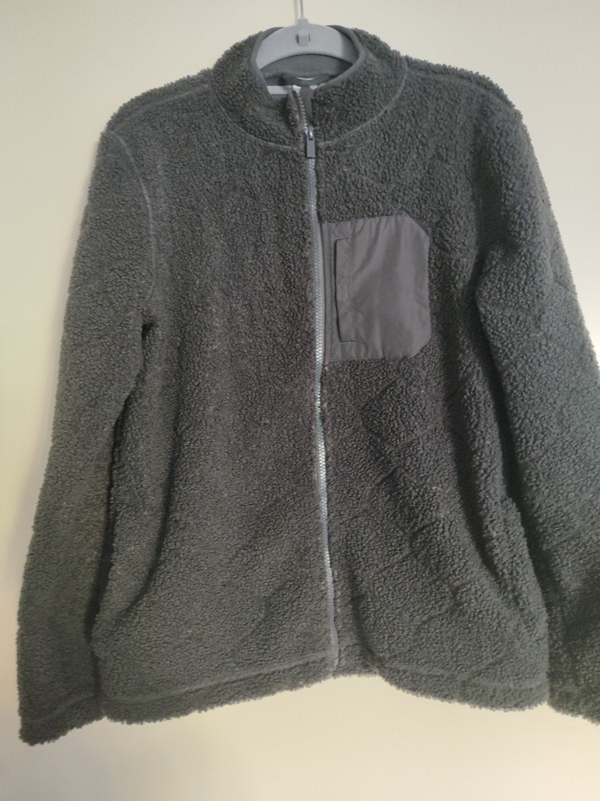 Hema teddy fleece jas / sherpa vest - Maat 164, Gebruikt, Ophalen of Verzenden, Hema, Jongen