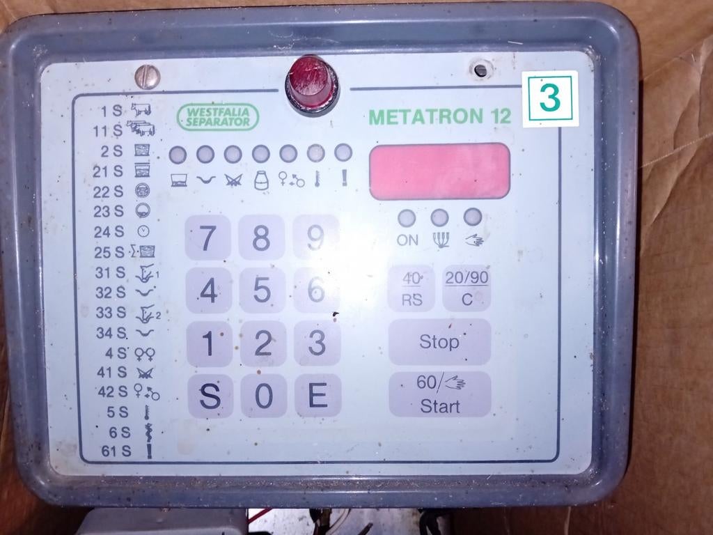 Westfalia Metatron 12, Ophalen
