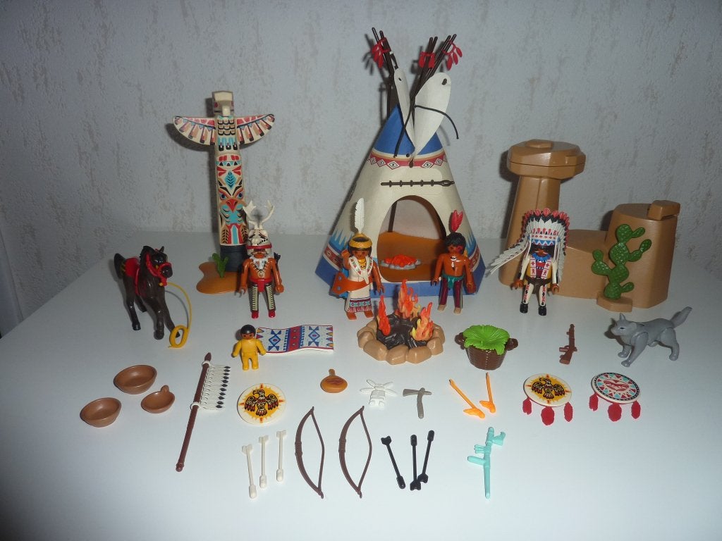 playmobil indianen set 5247, Kinderen en Baby's, Speelgoed | Playmobil, Ophalen of Verzenden