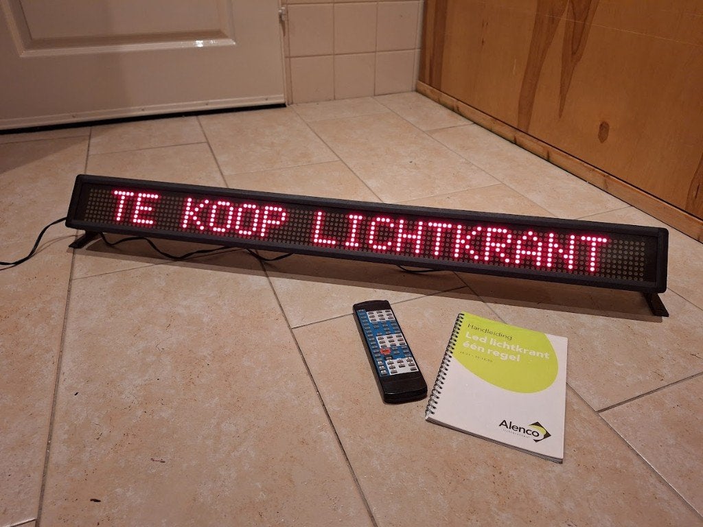 lichtkrant, Ophalen of Verzenden, Zo goed als nieuw