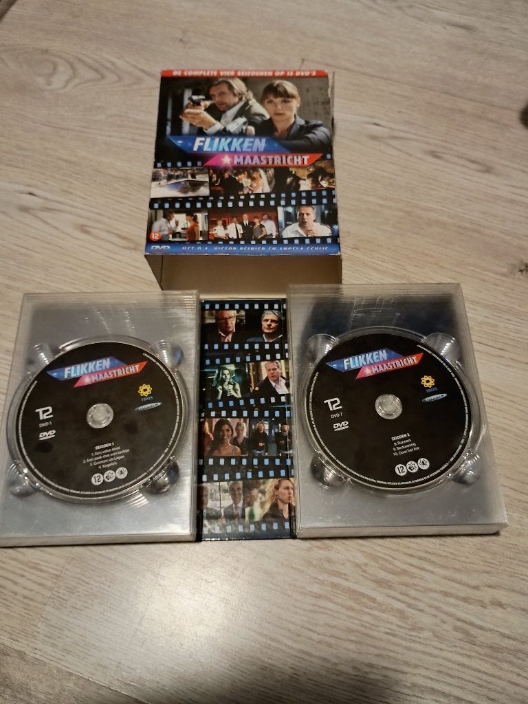 Dvd Box Flikken Maastricht, Seizoen 1, Zo goed als nieuw, Actie en Avontuur, Vanaf 12 jaar
