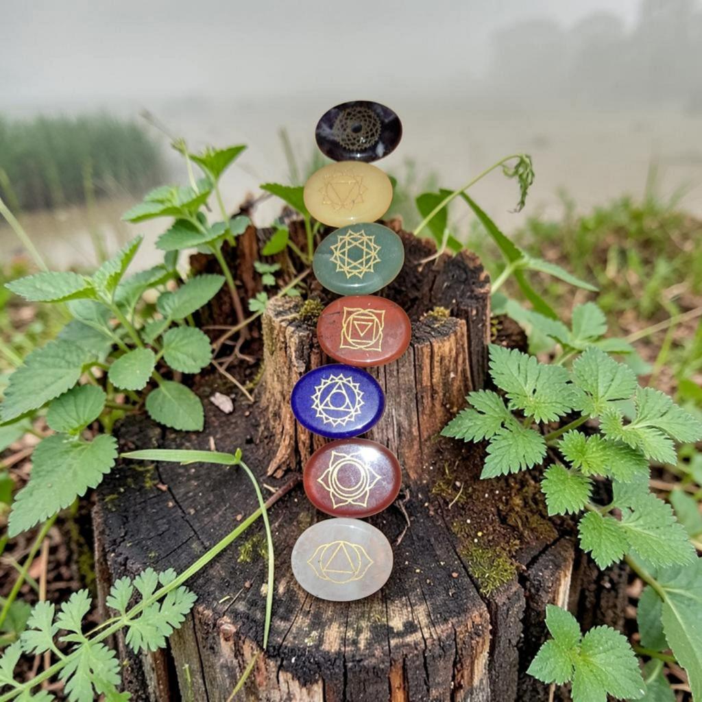 Chakra Set, Ophalen of Verzenden, Mineraal