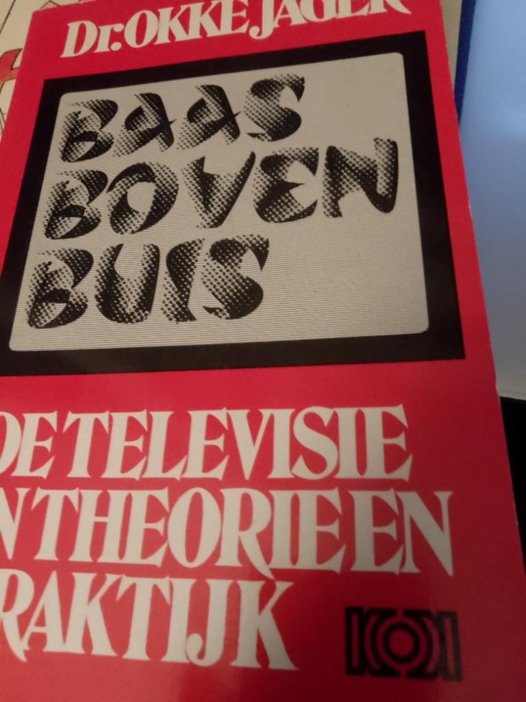 boek  baas boven buis okke jager, Boeken, Ophalen of Verzenden