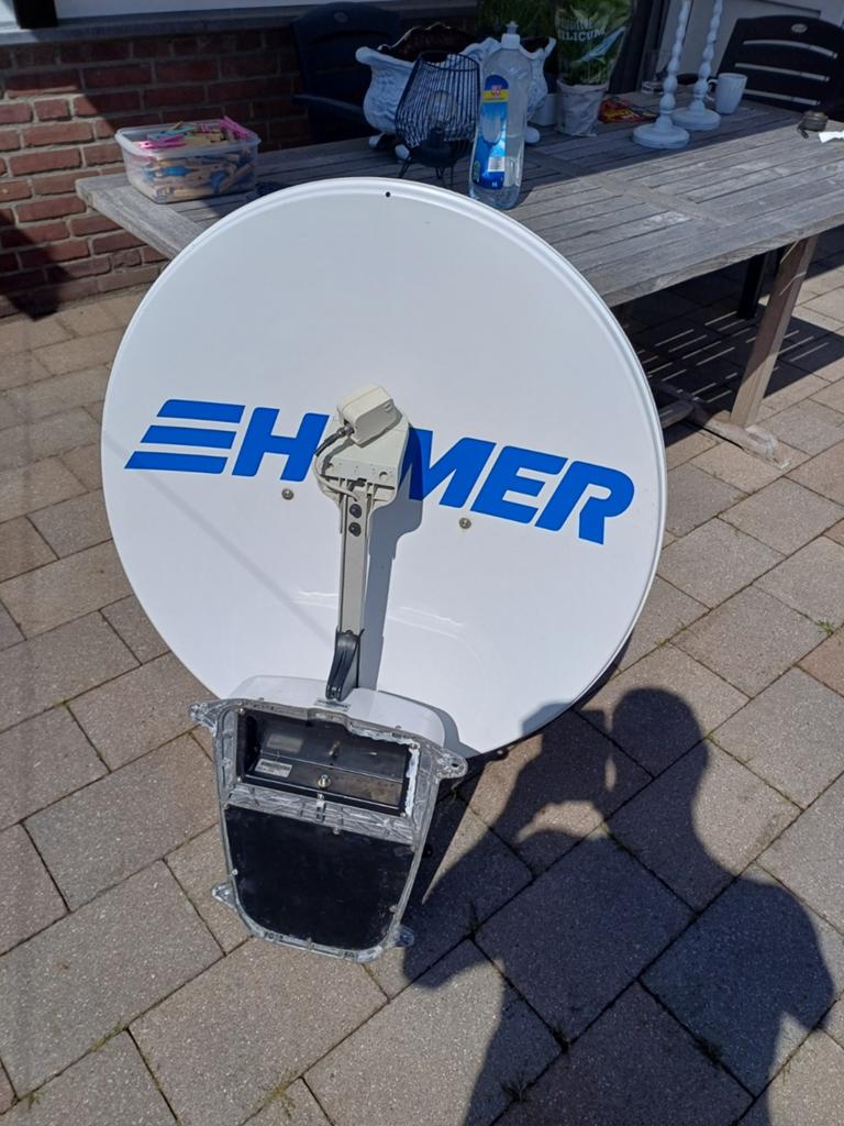 Oyster schotel 80 cm, Caravans en Kamperen, Ophalen