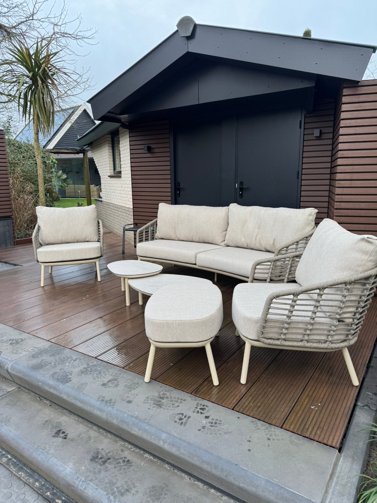 Puglia loungeset taste by 4 Seasons outdoor, Tuin en Terras, Tuinmeubel-accessoires, Ophalen of Verzenden, Nieuw