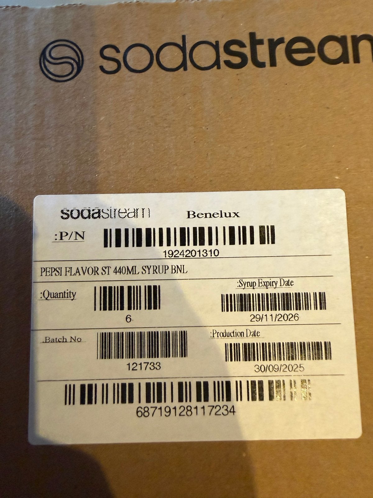 Pepsi 6 pack 2 x sodastream, Ophalen of Verzenden