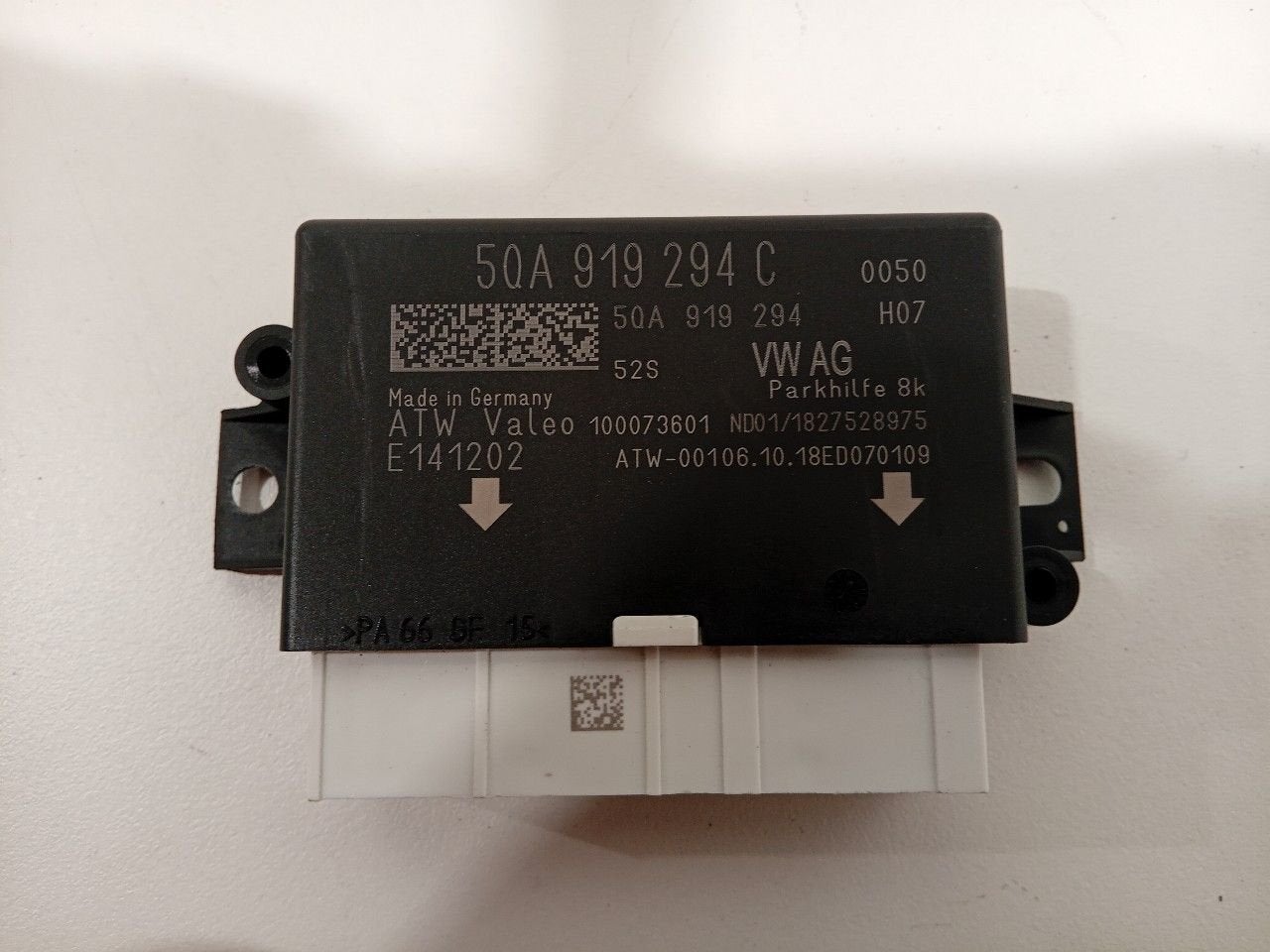 Computer park distance control Volkswagen Polo, Onderdelen@venauto.nl, Van der Ven Autorecycling B.V., Gebruikt, Ettenseweg 76, 4706 PB Roosendaal, The Netherlands