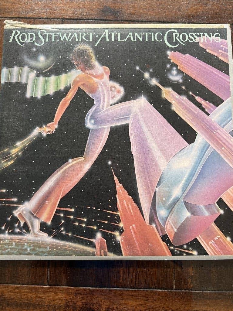 Rod Stewart - Atlantic Crossing LP (Pop, Rock), LP, Gebruikt, Pop, Ophalen of Verzenden