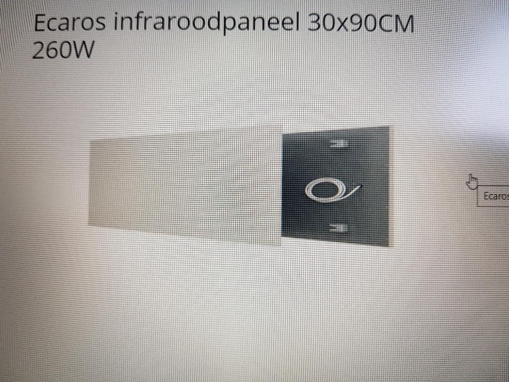 Verwarmingspaneel elektrisch, Ophalen, Overige typen, Nieuw, Minder dan 60 cm