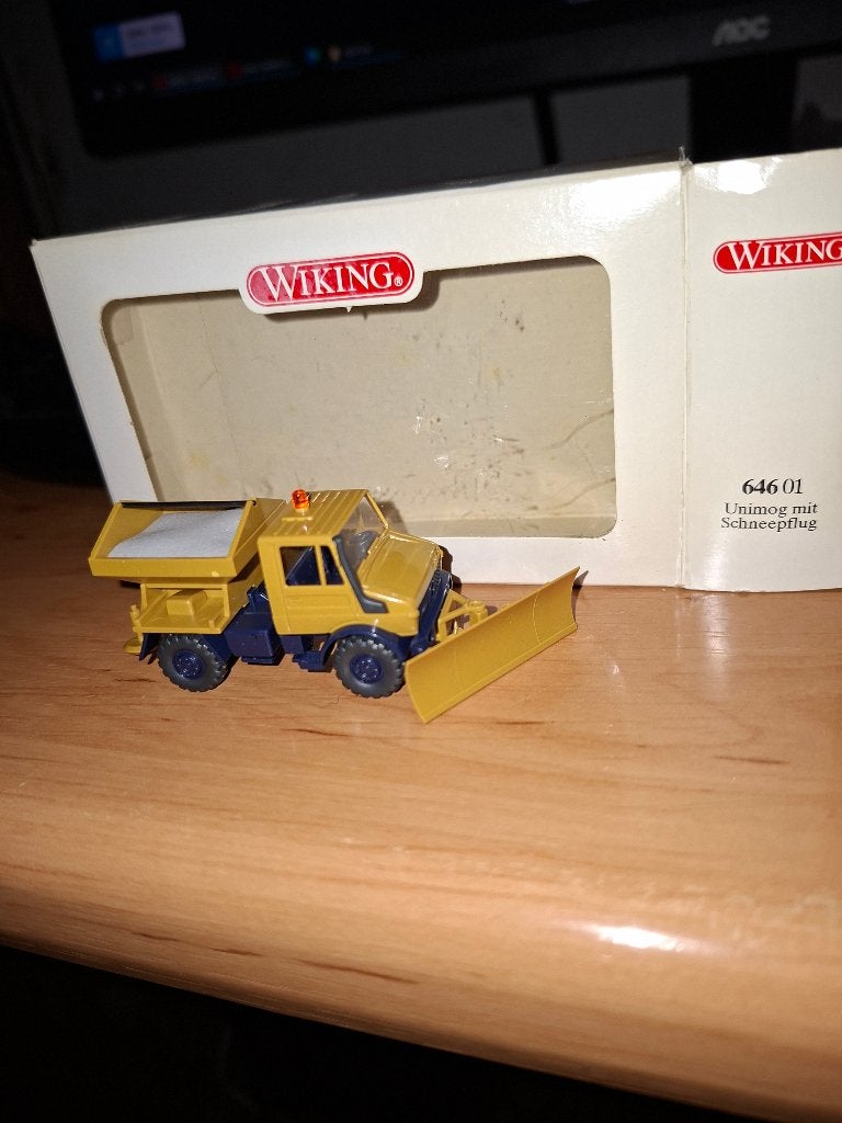 Wiking Unimog Winterdienst, Ophalen of Verzenden, Bus of Vrachtwagen, Wiking