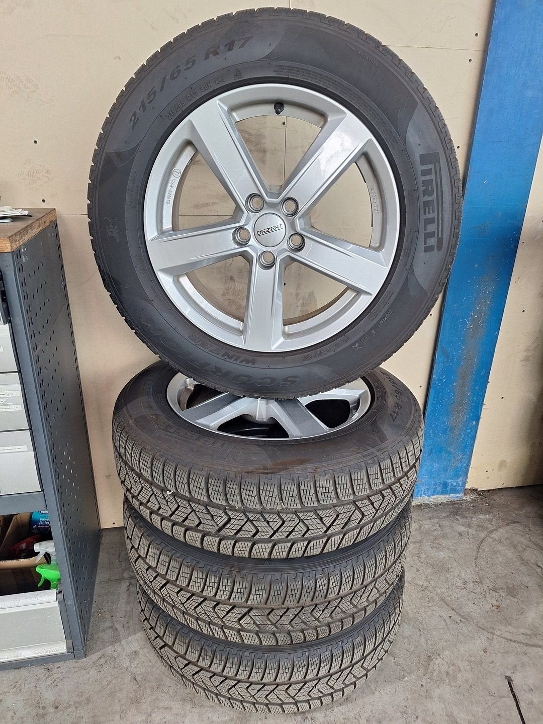 Opel Grandland Winterset 17 Inch, Ophalen, -, -, Banden en Velgen