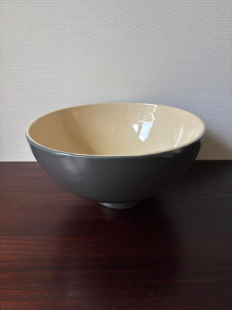 XL Grote Aardewerken Schaal, Saladeschaal, Fruitschaal, Kom, Huis en Inrichting, Keuken | Servies, Ophalen, Gebruikt, Schaal of Schalen