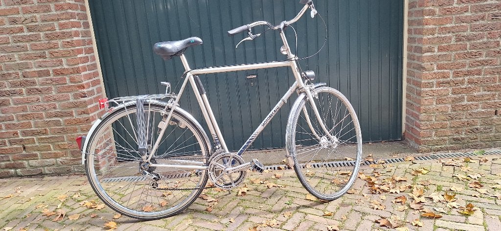 Motobécane Herenfiets, Fietsen en Brommers, Fietsen | Heren | Herenfietsen, Gebruikt, Velgrem, Versnellingen, 53 tot 57 cm