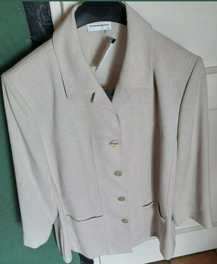 2 x vestje/ blouses  blauw mt44 en creme mt 42 sommermann, Kleding | Dames, Maat 42/44 (L), Nieuw, Ophalen of Verzenden, Sommermann
