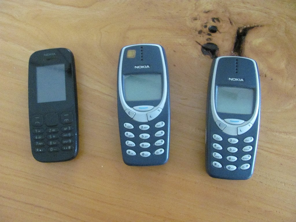 Drie keer Nokia telefoon, Gebruikt, Blauw, Geen camera, Ophalen of Verzenden