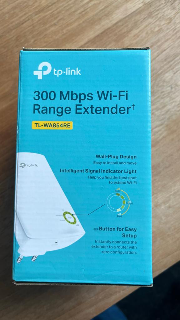 TP-Link TL-WA854RE 300 Mbps Wi-Fi Range Extender, Ophalen of Verzenden, Zo goed als nieuw