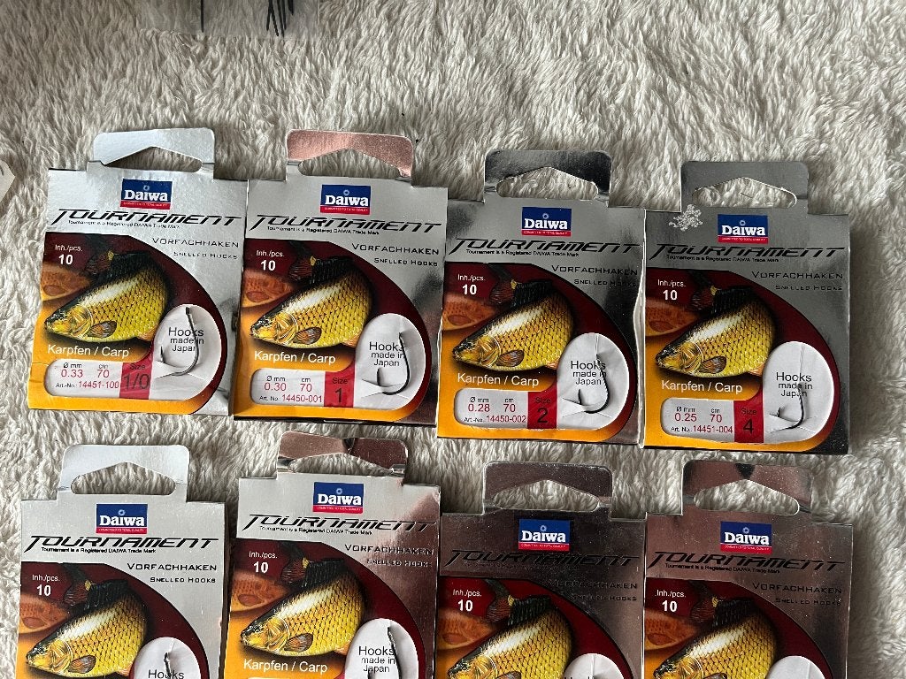 adv 467 / NIEUW set 12 onderlijnboekjes DAIWA, Ophalen of Verzenden, Nieuw, Haak