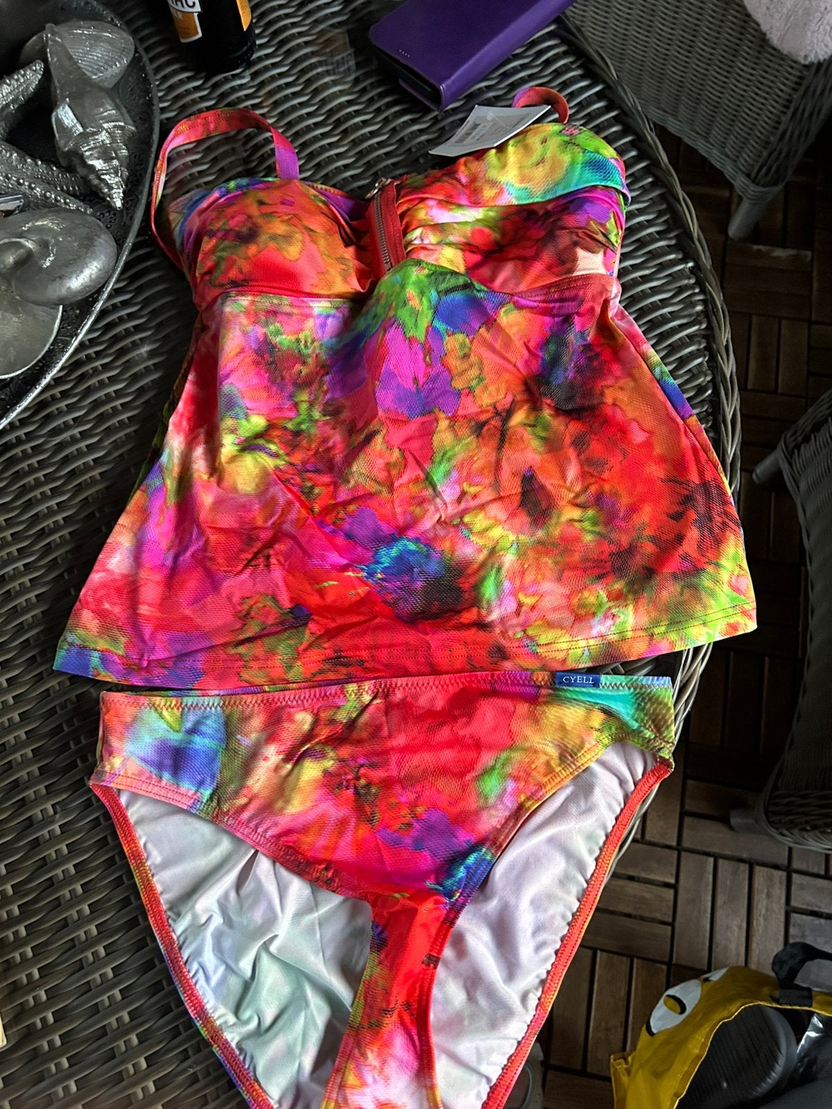 CYELL tankini maat 38b, Kleding | Dames, Badmode en Zwemkleding, Ophalen of Verzenden, Nieuw, Overige kleuren, Overige typen