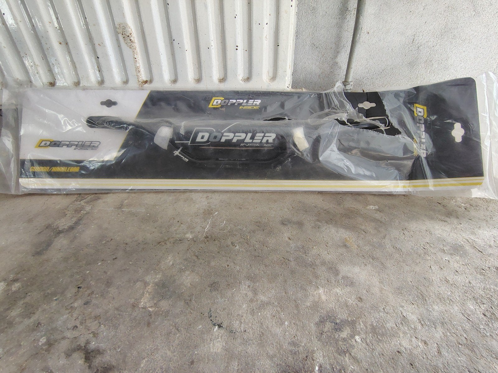 Doppler Cross-Bar Stuur Aluminium Zwart (L740 H70), Motoren, Ophalen