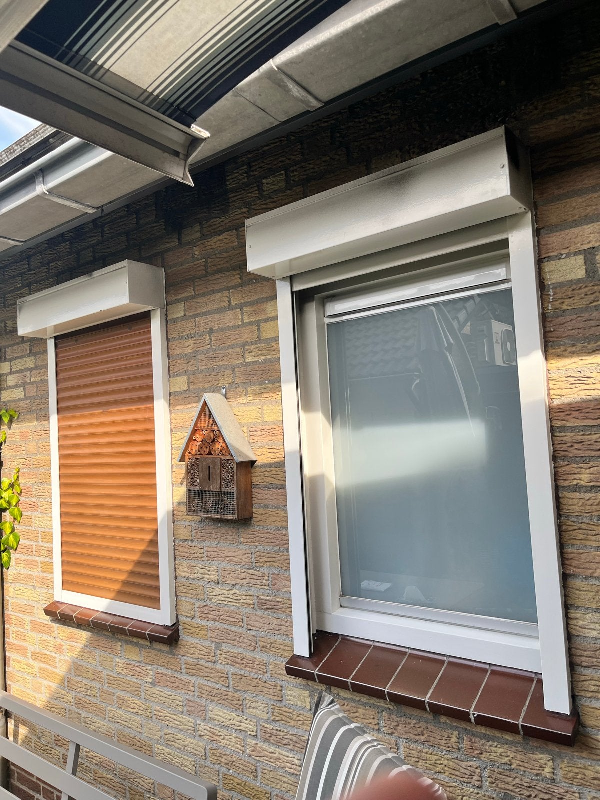 4 Aluminium rolluiken - RAL 9016 en bruin, Ophalen, Gebruikt, Wit
