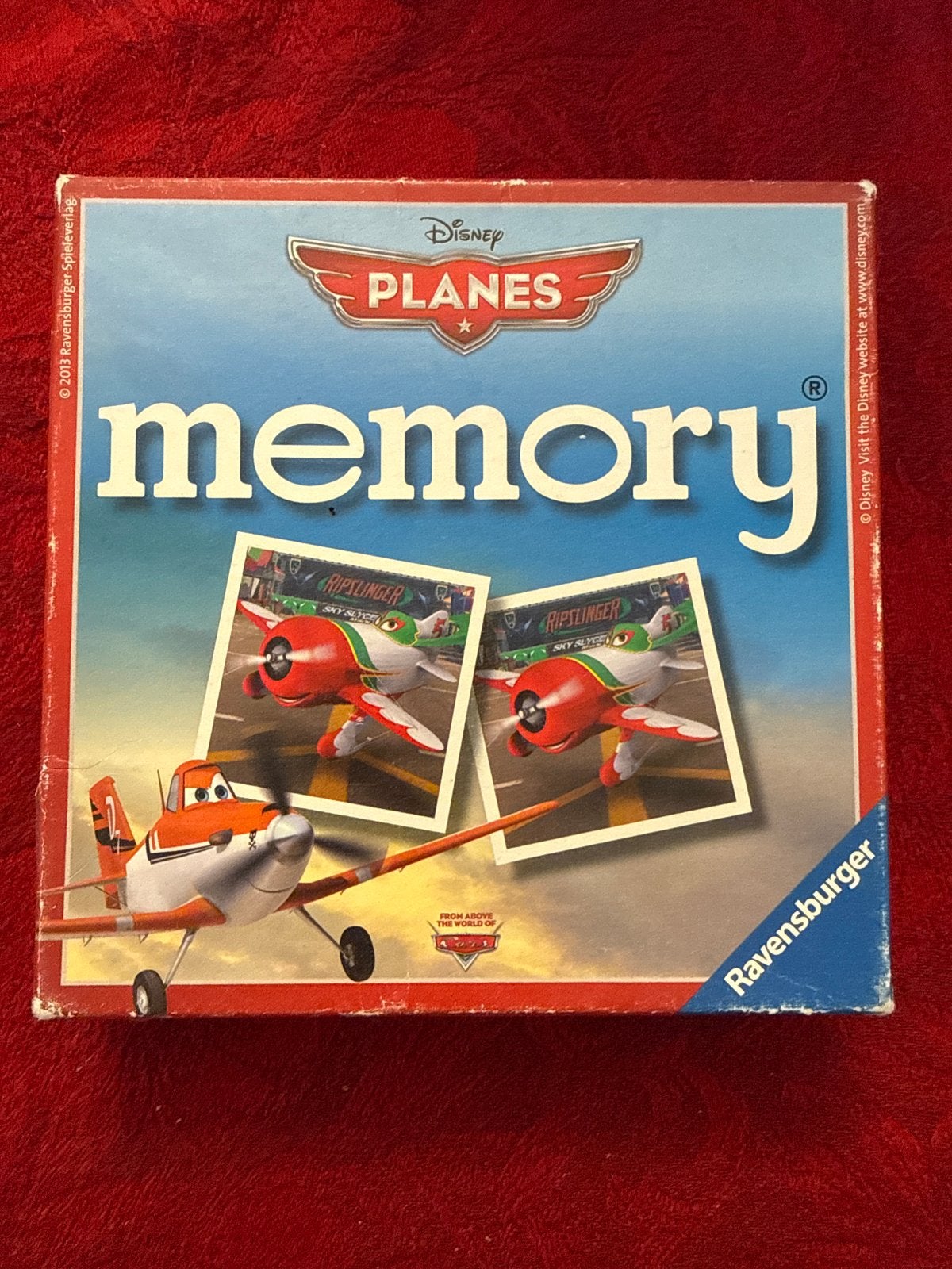 Disney Planes Memory Spel - Ravensburger, Een of twee spelers, Ophalen of Verzenden, Gebruikt