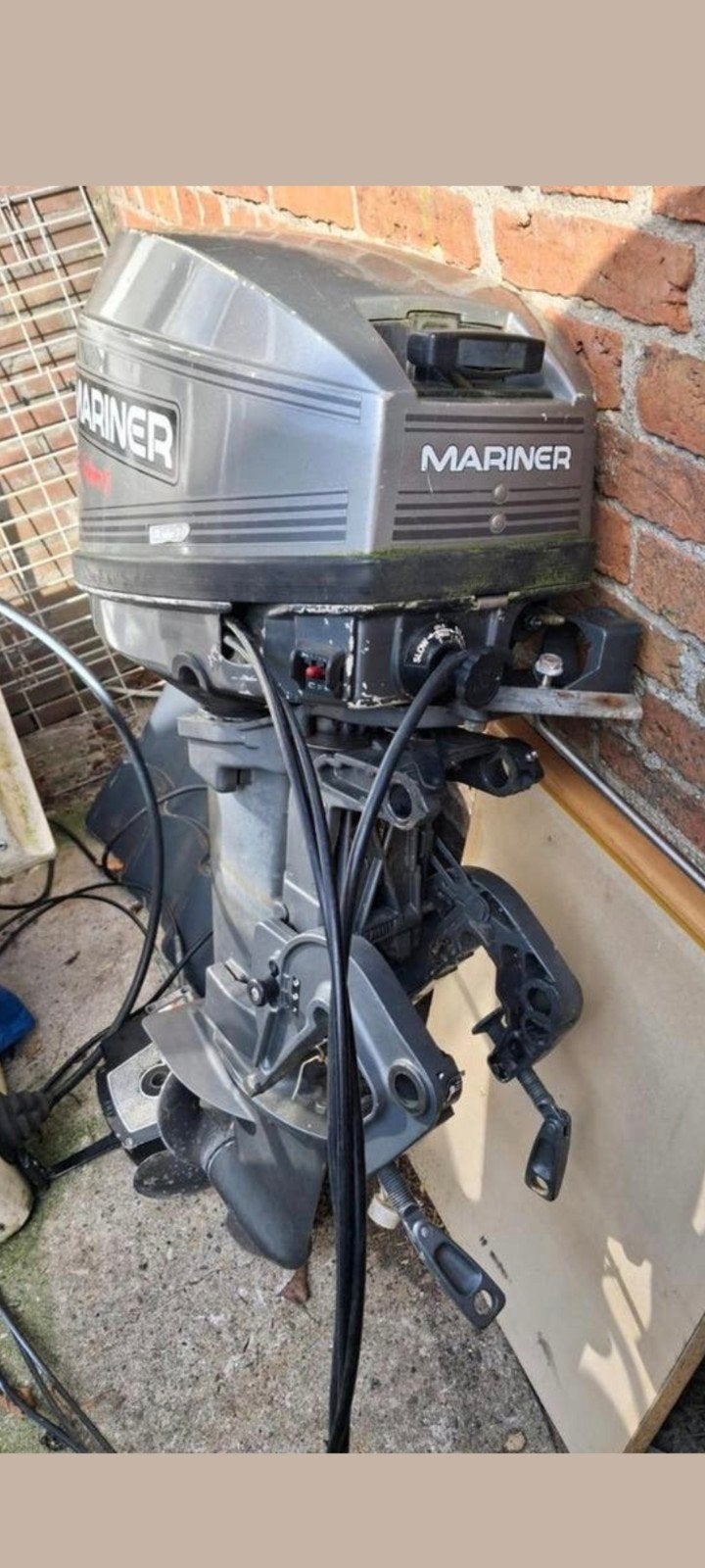 Mariner 6 pk 2 takt kortstaart met mono bediening, Watersport en Boten, Ophalen, Gebruikt