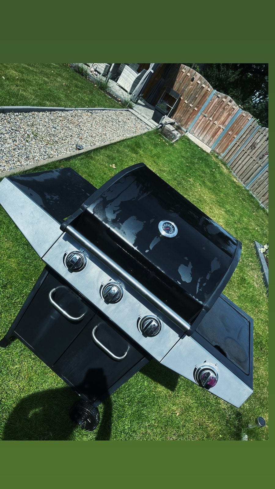 Gasbarbecue met 4 branders en zijtafels - Raalte, Tuin en Terras, Ophalen, Gebruikt