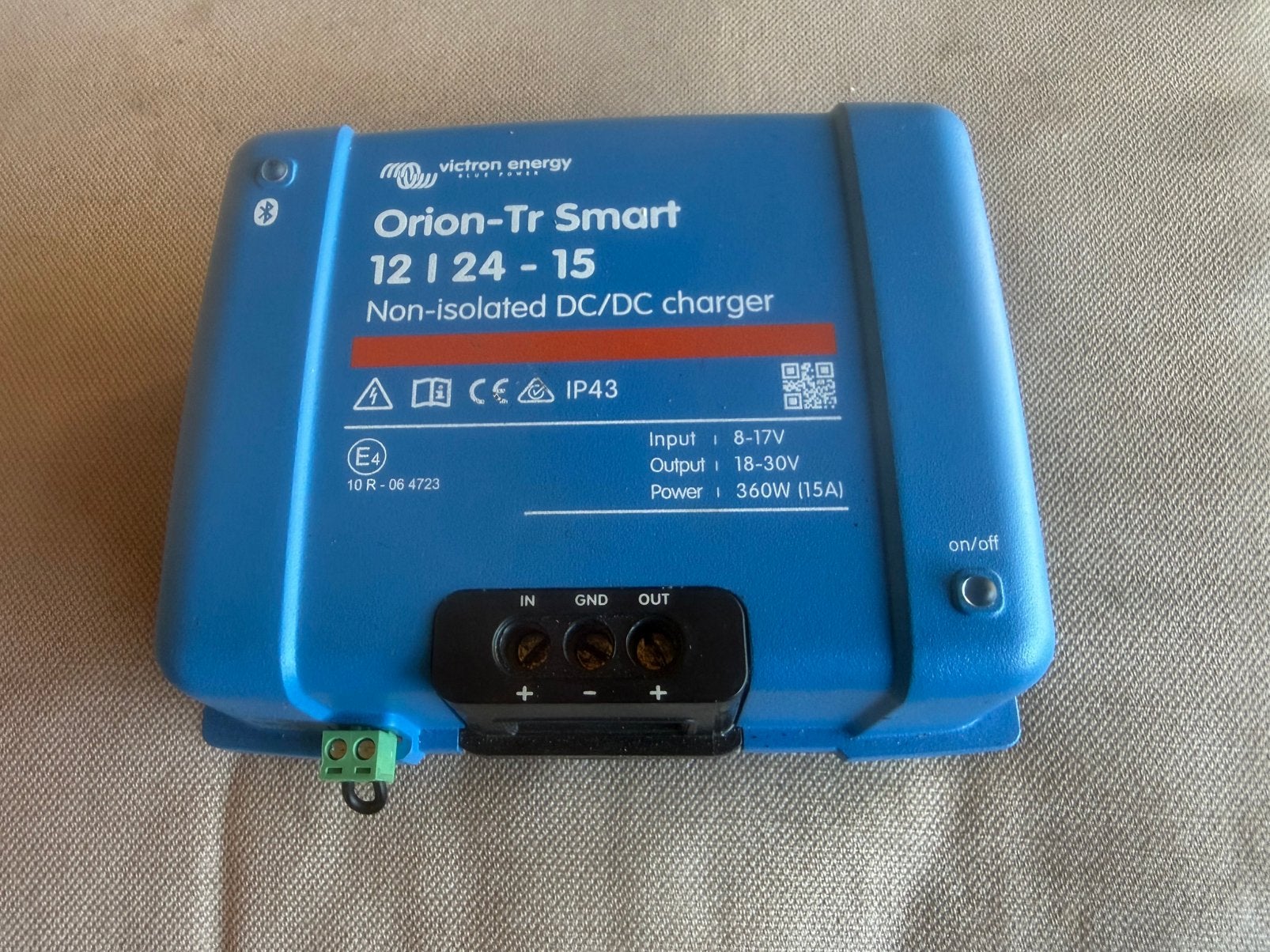 Victron Orion Tr Smart 12/24-15 gelijkstroom lader, Caravans en Kamperen, Ophalen of Verzenden, Zo goed als nieuw