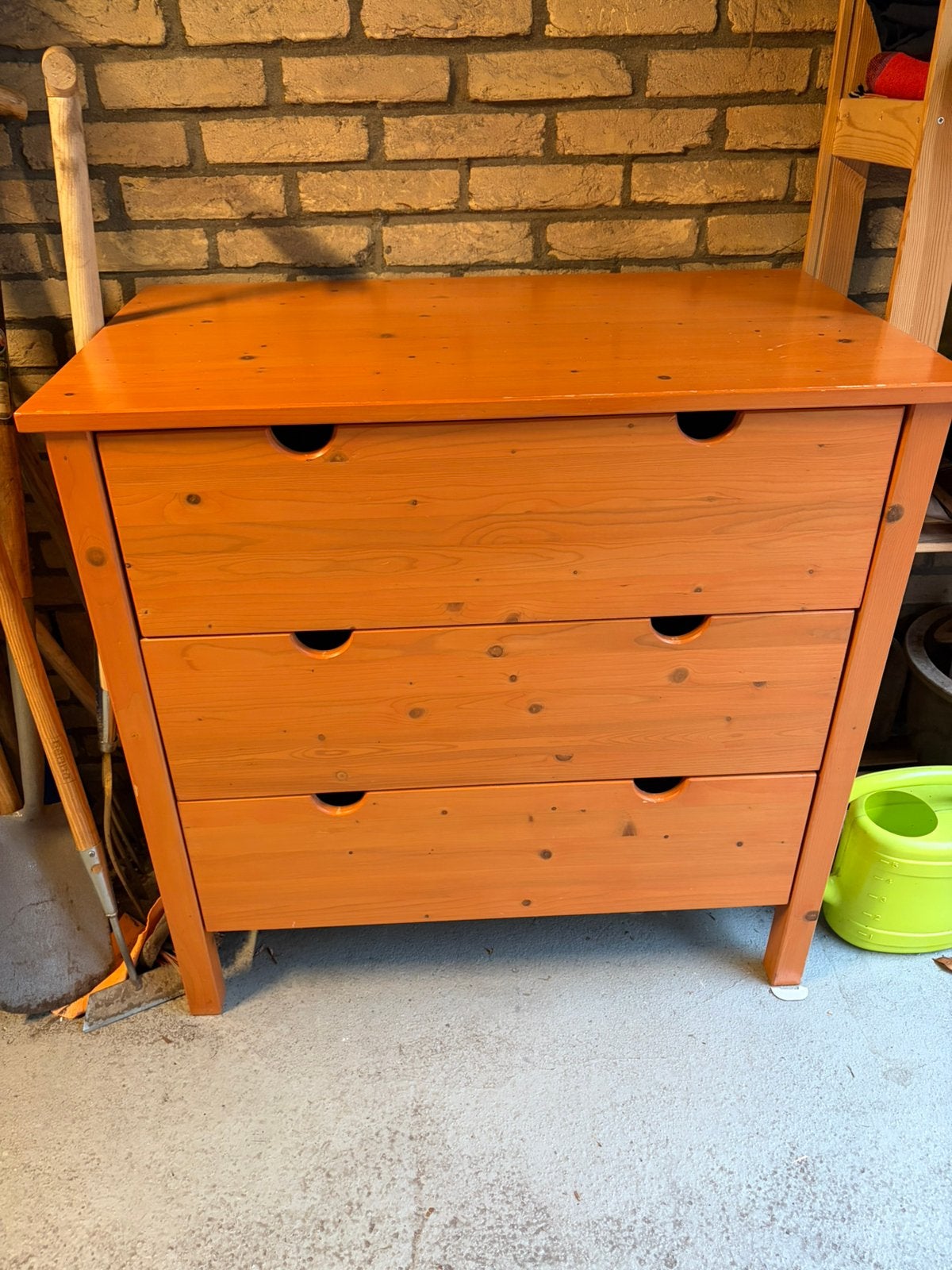 Houten ladekast / opbergkast, Huis en Inrichting, Kasten | Ladekasten, Ophalen, 50 tot 100 cm, Zo goed als nieuw, 3 of 4 laden