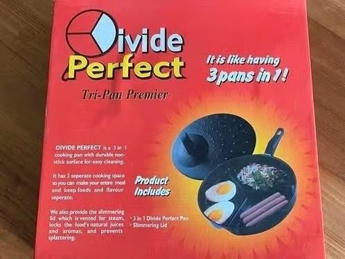 3 in 1 pan ( divide perfect ) Nieuw in de doos, Ophalen of Verzenden, Nieuw, Overige materialen
