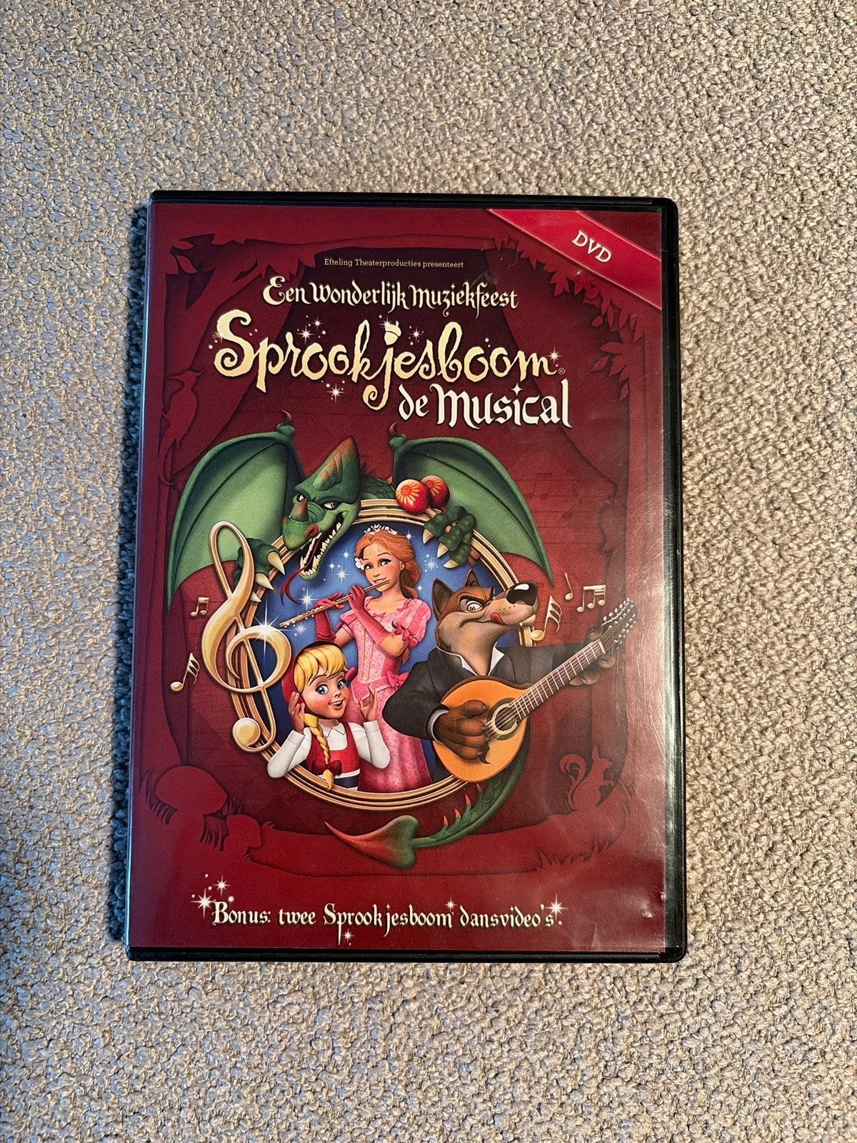 Sprookjesboom de Musical - Een Wonderlijk Muziekfeest DVD, Bonusmateriaal, Alle leeftijden, Zo goed als nieuw, Sprookjes