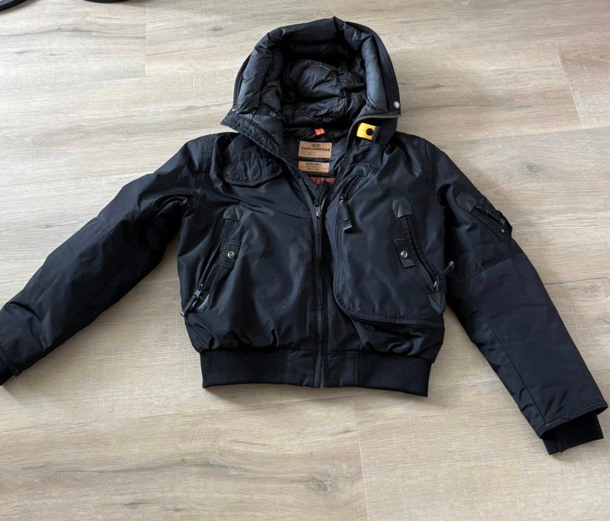 parajumper jas maat young small, Ophalen, Zo goed als nieuw, Maat 46 (S) of kleiner, Zwart