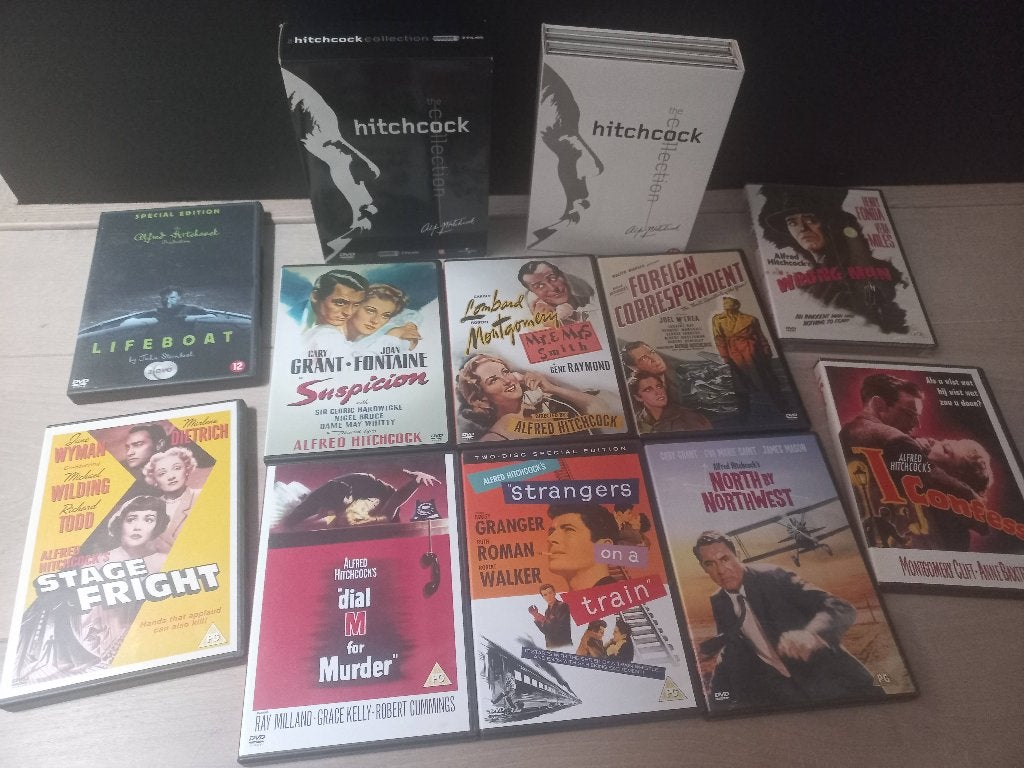 Alfred Hitchcock 26xDVD Collectie -Zeldzame films + Classics, Engels, Alle leeftijden, Bonusmateriaal, Nederlands
