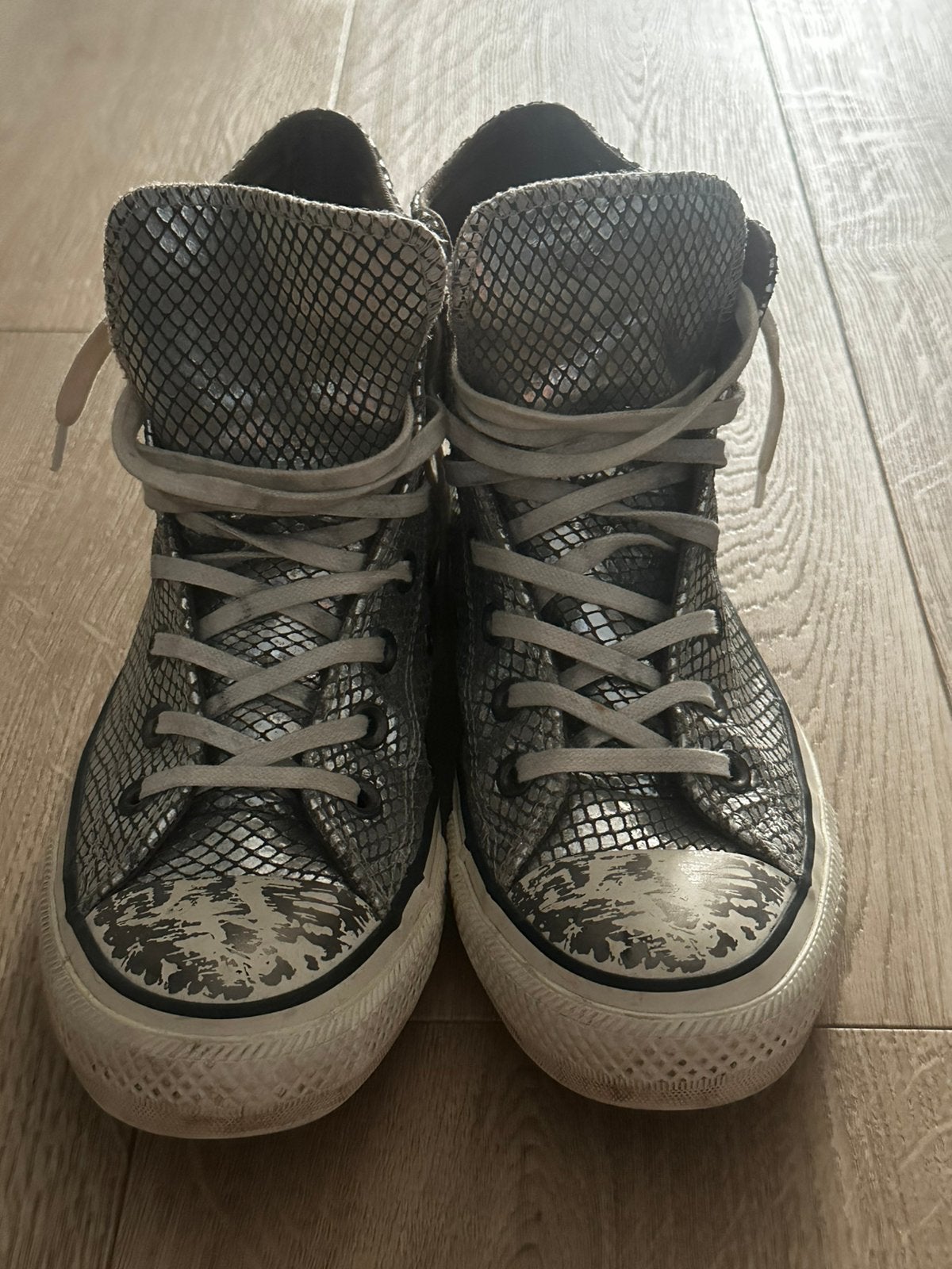 Converse Chuck Taylor All Star Metallic Snake High Top m38, Ophalen of Verzenden, Gedragen, Sneakers of Gympen