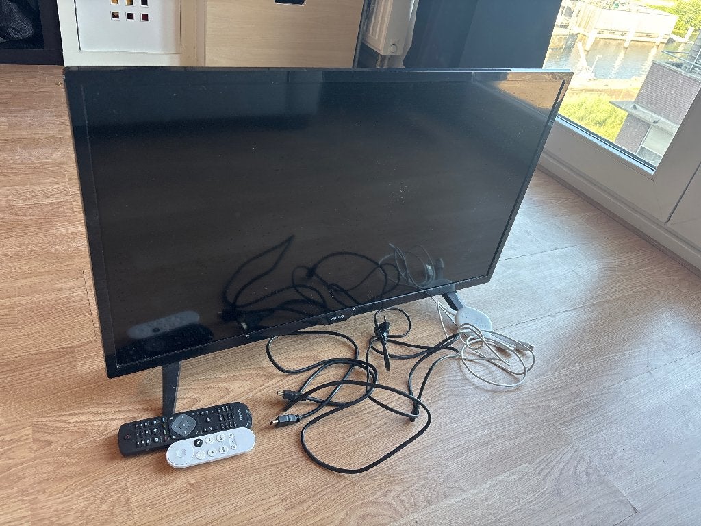 Philips televisie + Chromecast + HDMI kabel, Ophalen, Philips, 50 Hz, HD Ready (720p)