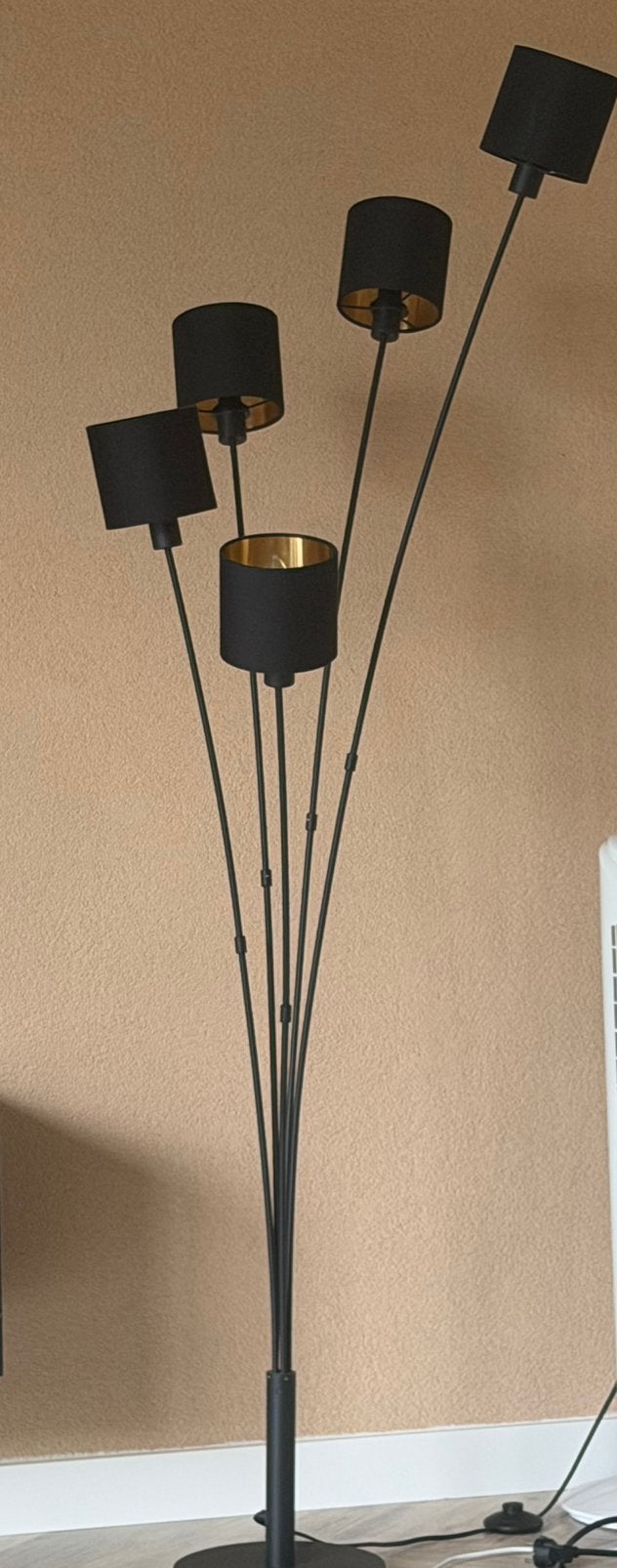 REALITY TOMMY - Vloerlamp - Zwart mat, Ophalen, Zo goed als nieuw, 150 tot 200 cm