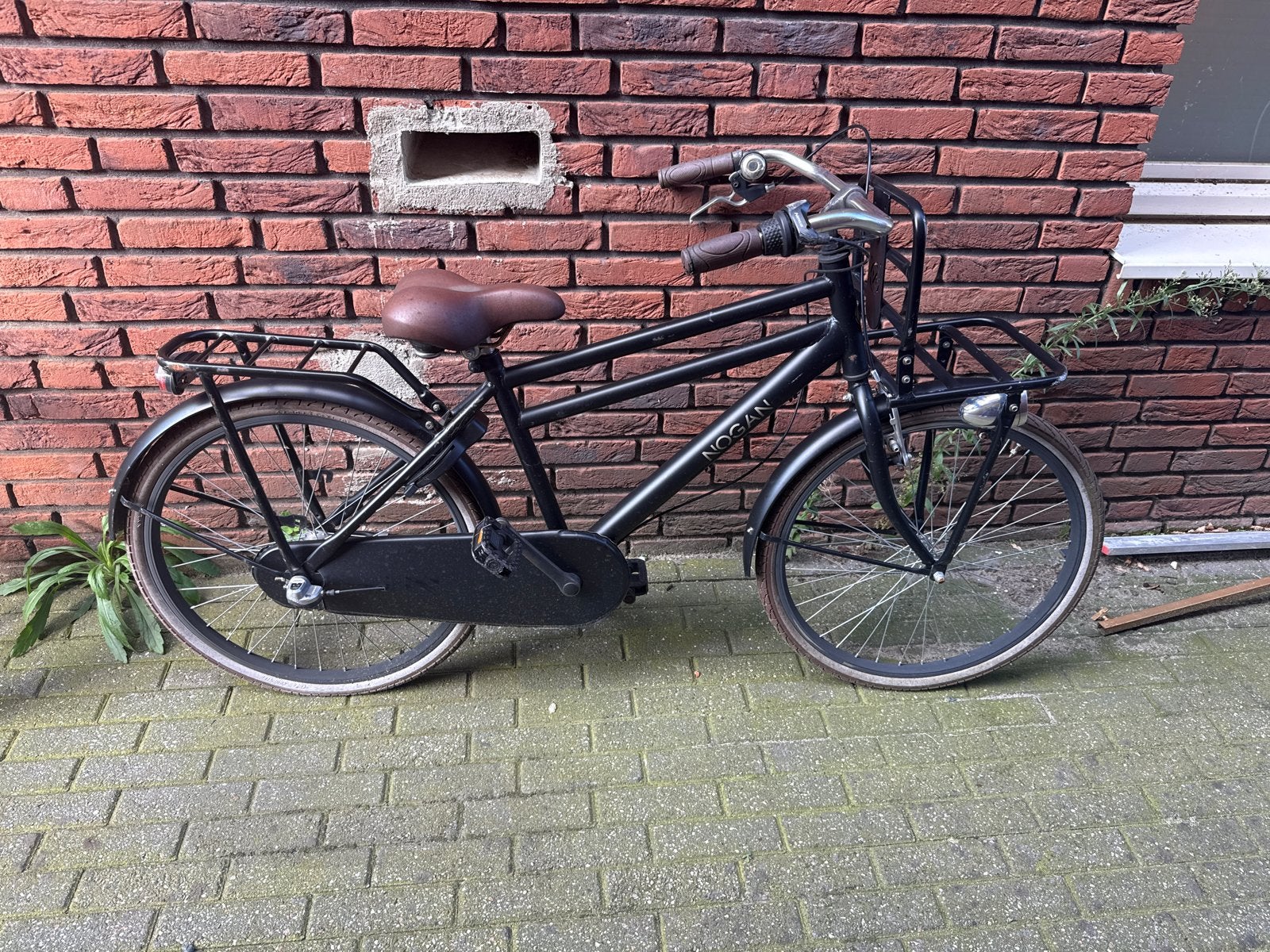 Nogan jongens fiets met voordrager en terugtraprem, Ophalen of Verzenden, Gebruikt, Terugtraprem, 20 inch