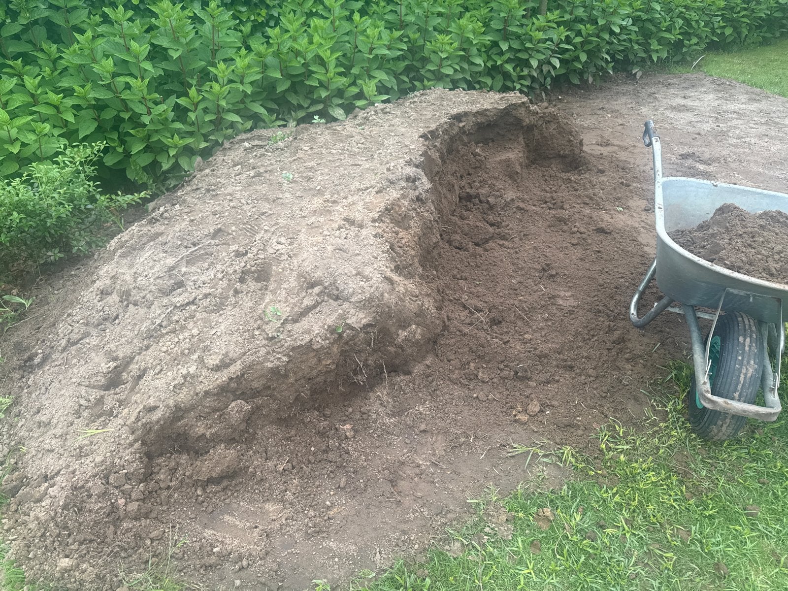 Zwarte grond, Ophalen, Gebruikt, Ophoogzand