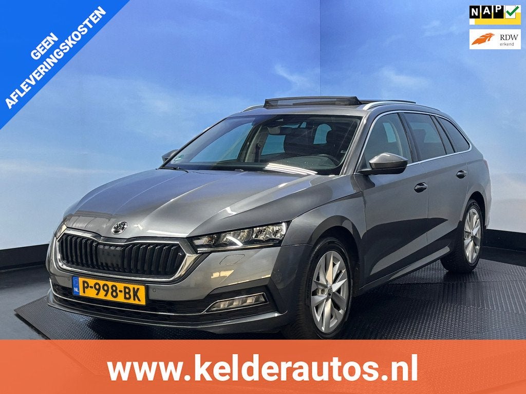 Skoda Octavia Combi 1.0 e-TSI Business Edition Plus Navi | C, Auto's, Skoda, Stof, Gebruikt, Automatische klimaatregeling, 23 km/l