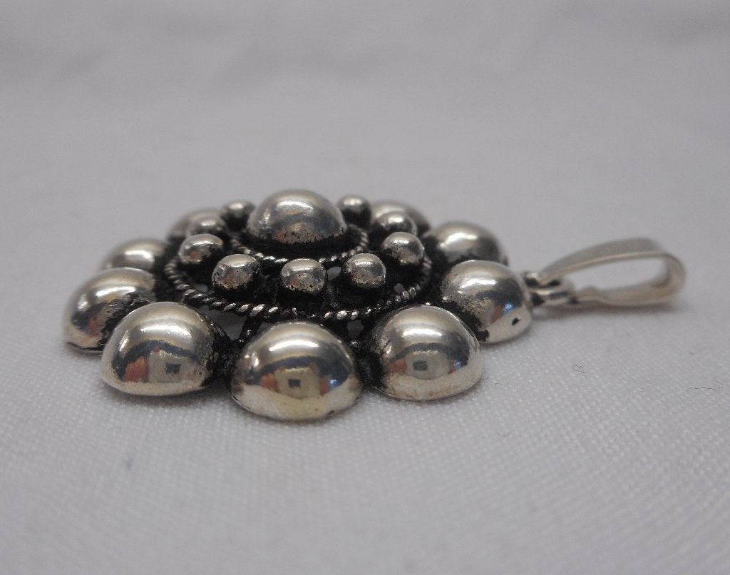 Zilveren mooie hanger nr.329, Verzenden, Zo goed als nieuw, Zilver, Zilver