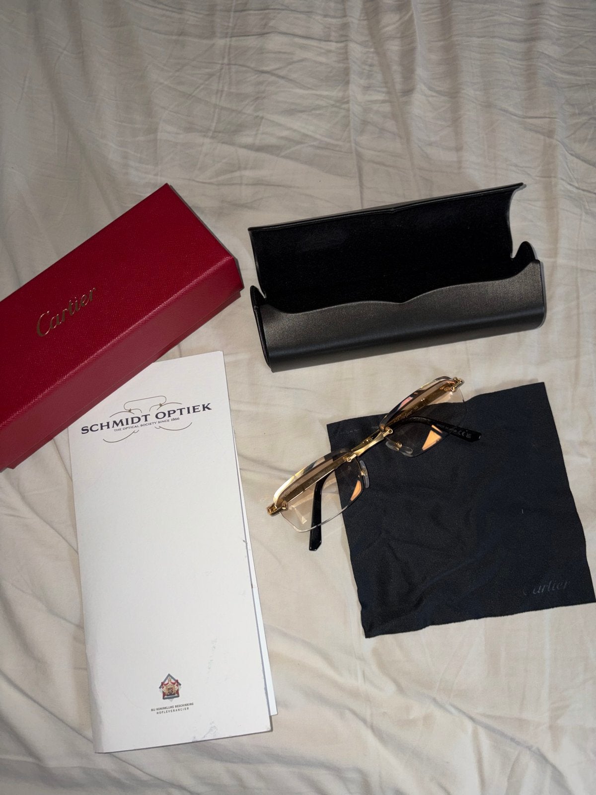 Cartier CT0407O Bril - Orgineel, Overige kleuren, Zo goed als nieuw, Bril, Ophalen