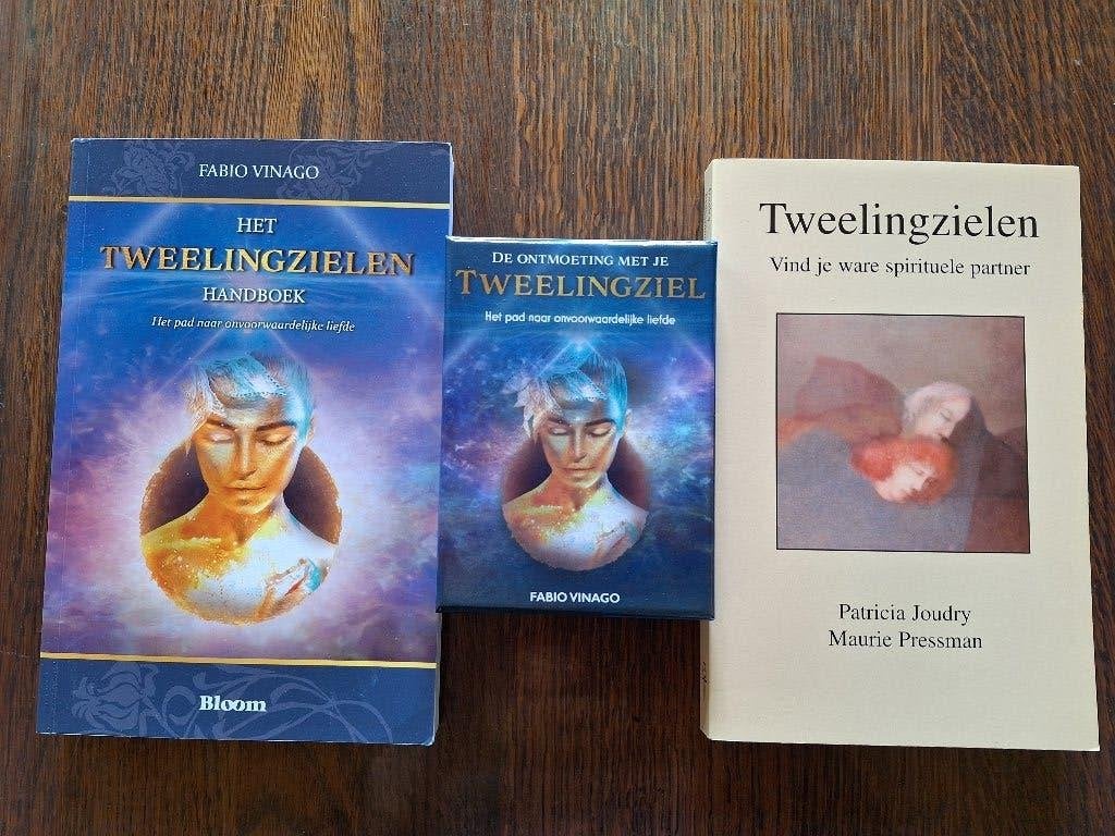 Tweelingziel kaarten en boek Tweelingzielen Patricia Joudry, Ophalen of Verzenden, Zo goed als nieuw, Spiritualiteit algemeen
