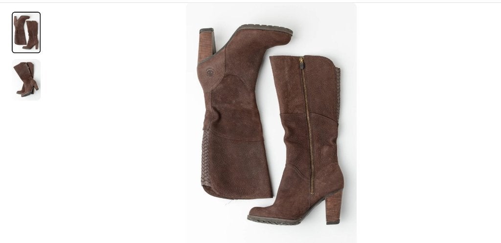 Timberland Stratham Heights hoge laarzen WATERPROOF, Kleding | Dames, Ophalen, Hoge laarzen, Bruin, Zo goed als nieuw