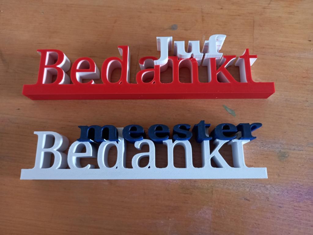 Bedankt Juf / meester, Ophalen of Verzenden, Nieuw
