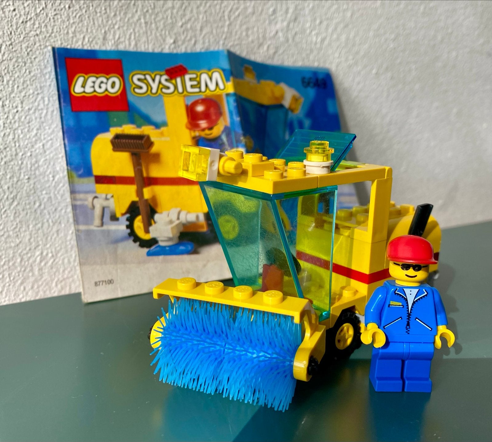 Lego 6649 Veegwagen, Lego, Ophalen of Verzenden, Complete set, Inclusief instructies