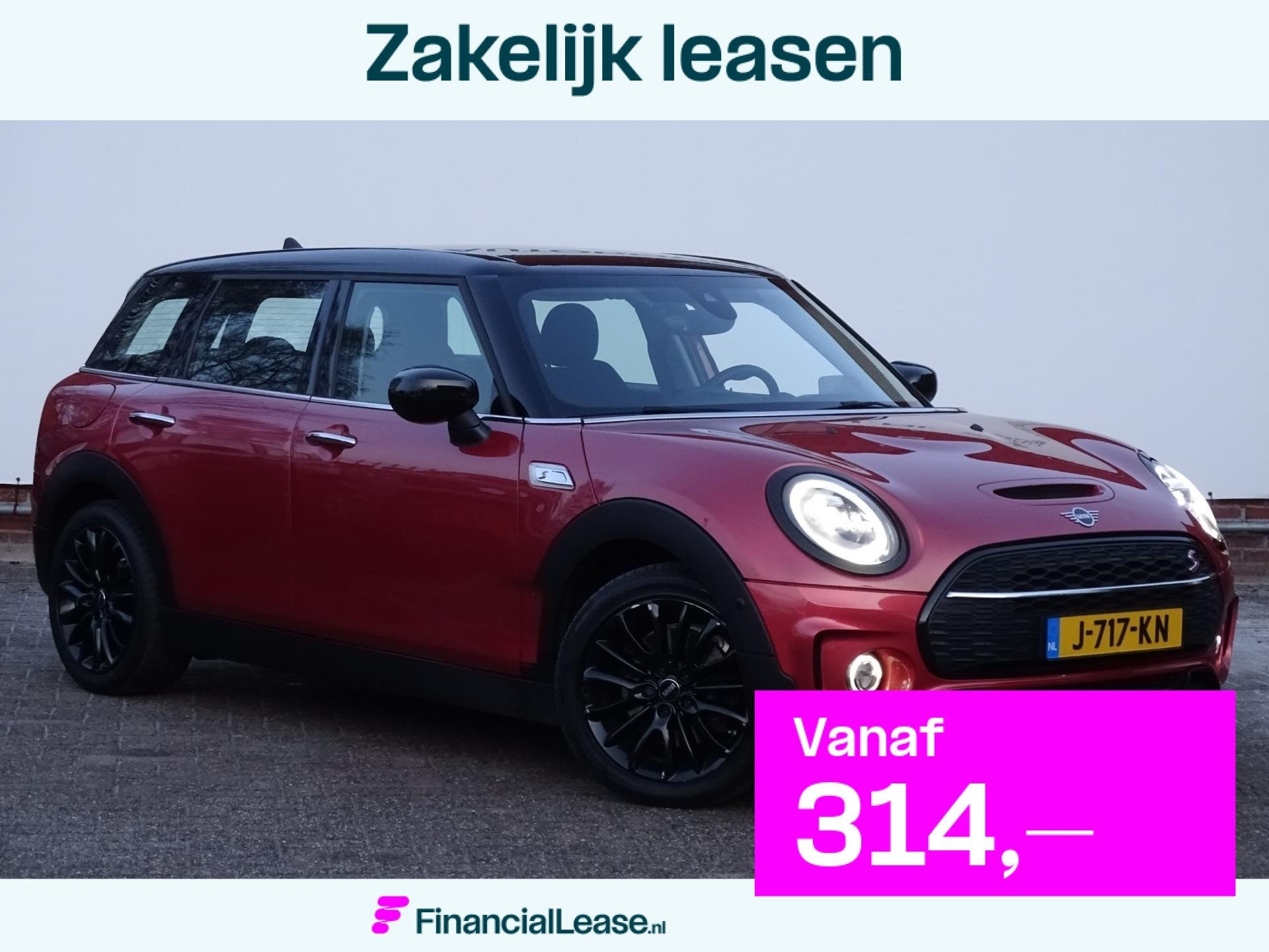 Mini Mini Clubman 2.0 Cooper S|HUD|Trekhaak|Navi|Camera, 1998 cc, Stof, Gebruikt, Benzine