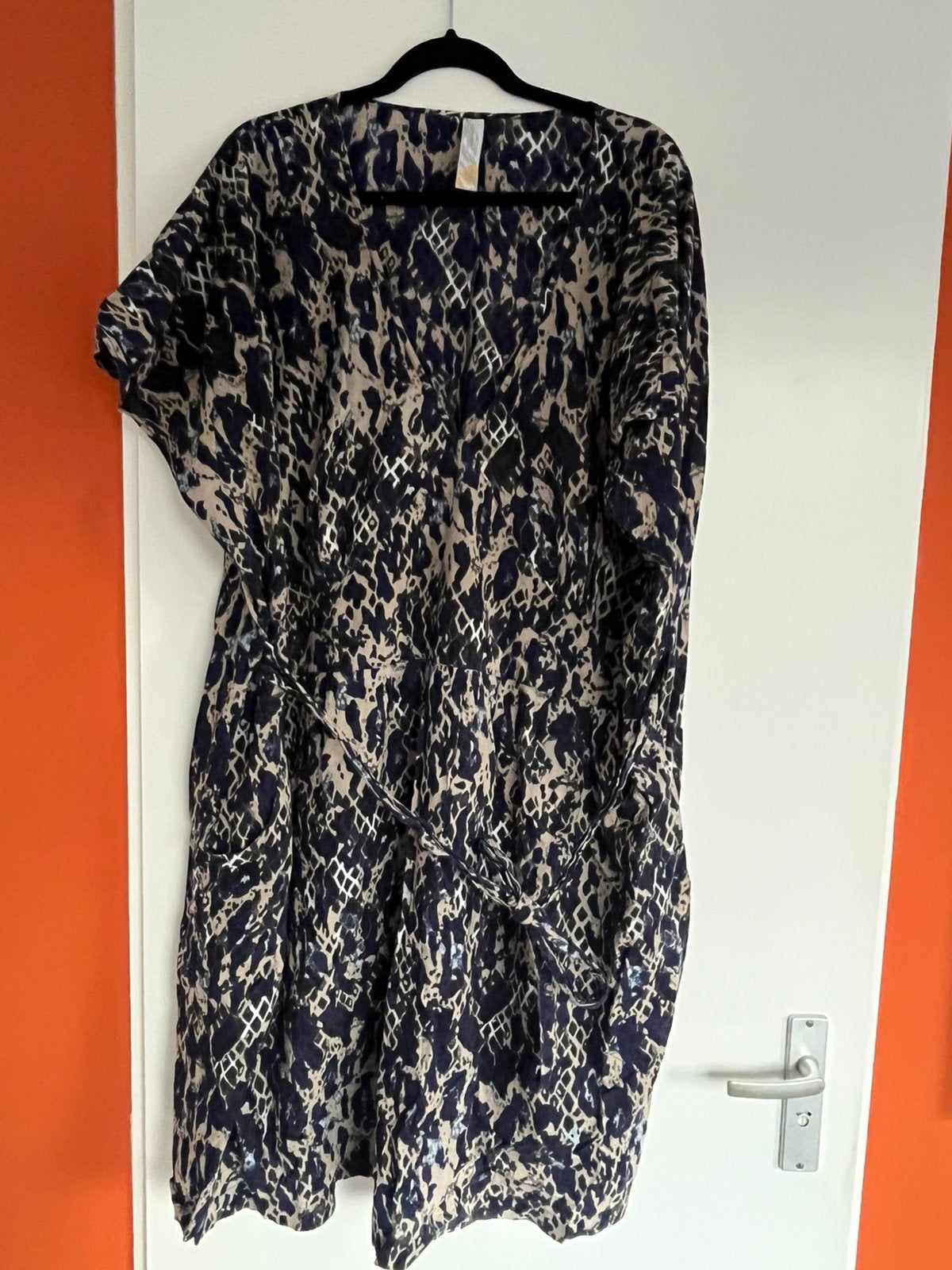 Korte jurk VETO 54, Kleding | Dames, Ophalen of Verzenden, Zo goed als nieuw, Blauw, Jurk