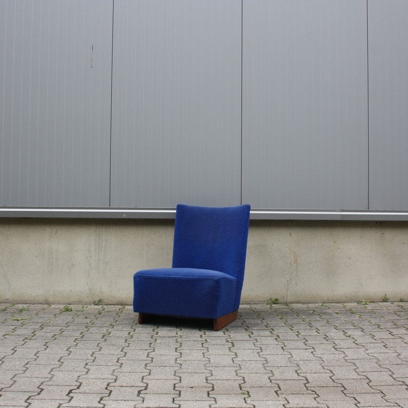 Lounge Chair Willem Penaat voor Metz & Co | stoffeerobject, Ophalen, Hout, Gebruikt, Jaren 30